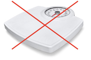 体重計を見ていても、ウェイトコントロールはできません。